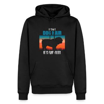 Bulldogge - Männer Premium Bio Hoodie - Schwarz - Vorne - Nico (187cm)