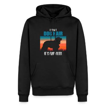 Cavalier King Charles Spaniel Geschenk - Männer Premium Bio Hoodie - Schwarz - Vorne - Nico (187cm)