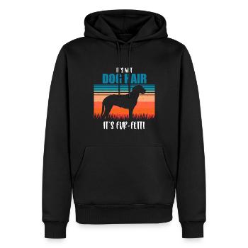 Curly Coated Retriever - Männer Premium Bio Hoodie - Schwarz - Vorne - Nico (187cm)
