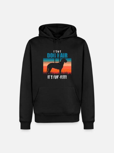 Curly Coated Retriever - Men’s Premium Organic Hoodie - black