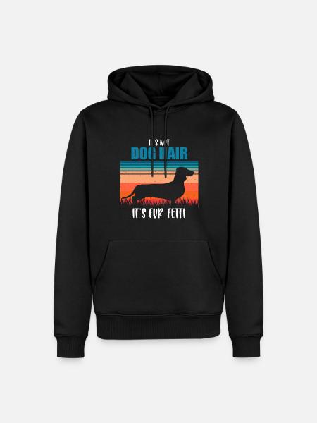 Dachshund - Men’s Premium Organic Hoodie - black