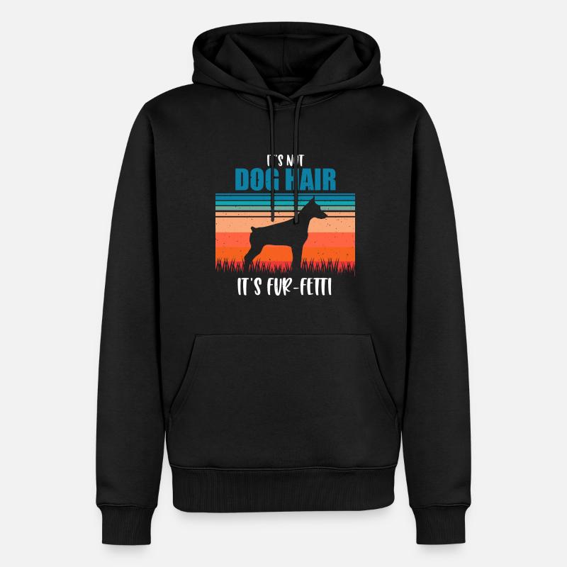 Doberman - Sweat à capuche Premium bio Homme - noir