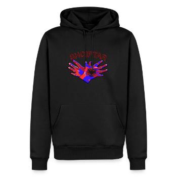 Dora me shqiprije, shqiptar krenar, kosova - Männer Premium Bio Hoodie - Schwarz - Vorne - Nico (187cm)