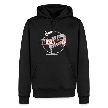 Fliesenleger 2024 - Männer Premium Bio Hoodie - Schwarz - Vorne - Nico (187cm)