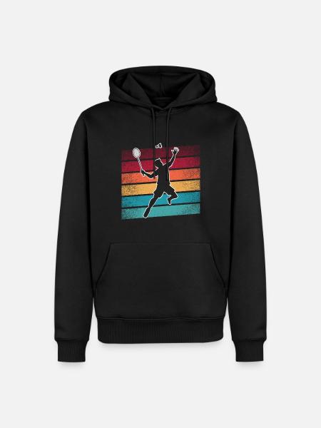 Badminton - Men’s Premium Organic Hoodie - black