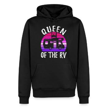 Königin des RV IV - Männer Premium Bio Hoodie - Schwarz - Vorne - Nico (187cm)
