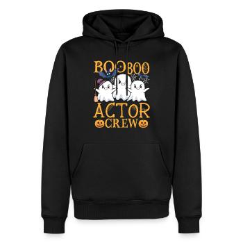 Schauspieler uu Lustiger Schauspieler - Männer Premium Bio Hoodie - Schwarz - Vorne - Nico (187cm)