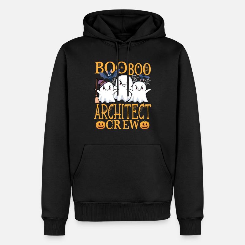 Architecte uu Drôle d’architecte - Sweat à capuche Premium bio Homme - noir