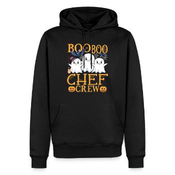 Koch uu Lustiger Koch Chefkoch - Männer Premium Bio Hoodie - Schwarz - Vorne - Nico (187cm)