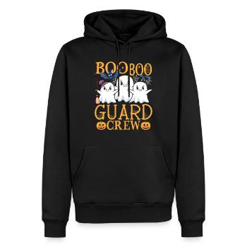 Gardien de sécurité Garde Cadeau de garde - Sweat à capuche Premium bio Homme - noir - Devant - Nico (187cm)