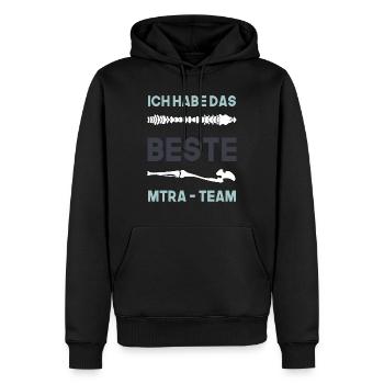 Ich habe das beste MTRA Team, Radiologen Team - Männer Premium Bio Hoodie - Schwarz - Vorne - Nico (187cm)