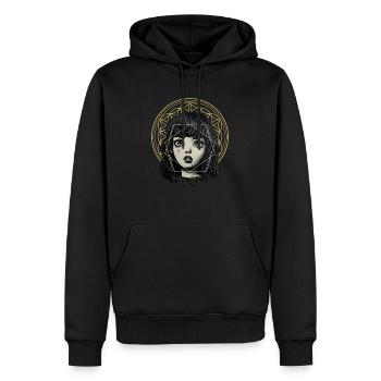 Beheaded - Men’s Premium Organic Hoodie - black - Front - Nico (187cm)