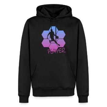 Basketball Player Bball Streetball - Männer Premium Bio Hoodie - Schwarz - Vorne - Nico (187cm)