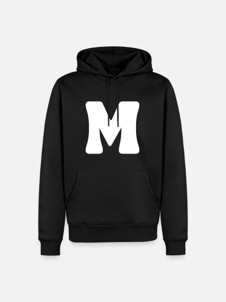 M - Men’s Premium Organic Hoodie - black