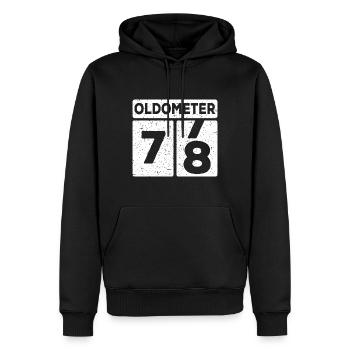 78ter Geburtstag 78 Jahre Lustiges 78 Geburtstag - Männer Premium Bio Hoodie - Schwarz - Vorne - Nico (187cm)