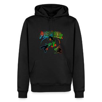 Parkour Freerunner Traceur Le Parcour parkourshirt - Männer Premium Bio Hoodie - Schwarz - Vorne - Nico (187cm)