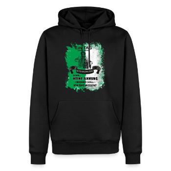 Steiermark Spruch Steirische Harmonika - Männer Premium Bio Hoodie - Schwarz - Vorne - Nico (187cm)