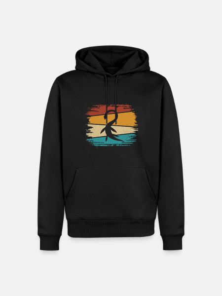 Dinosaur Plesiosaurus Water Dino - Men’s Premium Organic Hoodie - black