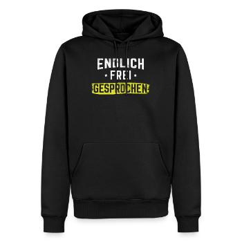 Ehe Scheidung Trennung - Männer Premium Bio Hoodie - Schwarz - Vorne - Nico (187cm)