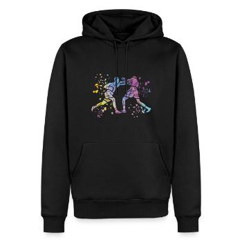 Boxen Kämpfer Kinder Boxen Match Boxer - Männer Premium Bio Hoodie - Schwarz - Vorne - Nico (187cm)