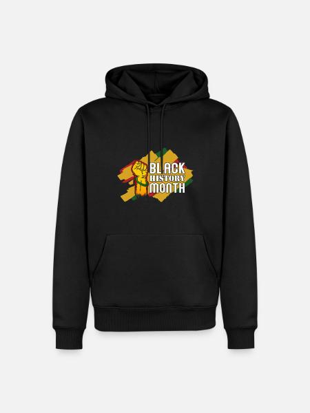 Black History Month Black History - Men’s Premium Organic Hoodie - black