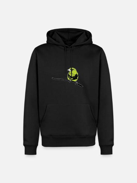 Verdier moderne - Sweat à capuche Premium bio Homme - noir