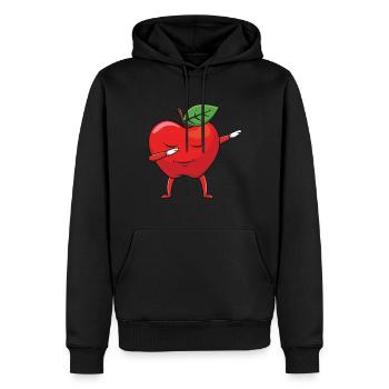 Dabbing Apple Picking Apple Butter Picker Apple - Men’s Premium Organic Hoodie - black - Front - Nico (187cm)