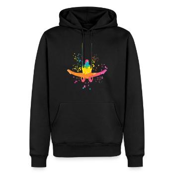 Kunstturner Ringe Kunstturnen - Männer Premium Bio Hoodie - Schwarz - Vorne - Nico (187cm)