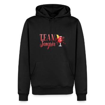 Cocktail Barkeeper Team Sangria - Männer Premium Bio Hoodie - Schwarz - Vorne - Nico (187cm)