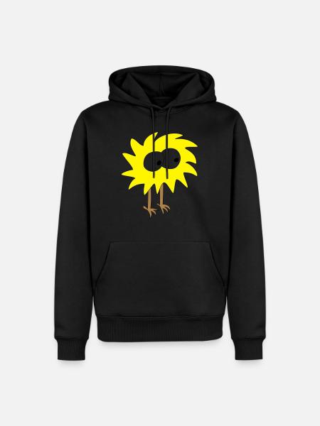 Wuschelküken - Männer Premium Bio Hoodie - Schwarz