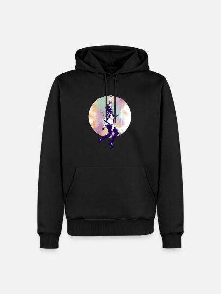 MALIAN HERO - Men’s Premium Organic Hoodie - black