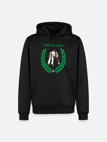 Schwinger final round - Men’s Premium Organic Hoodie - black