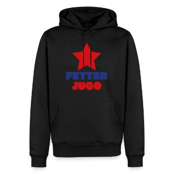 Balkan Yugoslavia Nostalgie Geschenkidee - Männer Premium Bio Hoodie - Schwarz - Vorne - Nico (187cm)