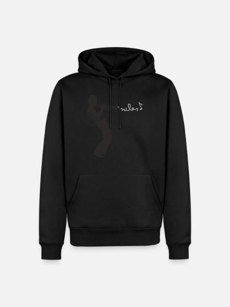 miles 1 - Men’s Premium Organic Hoodie - black