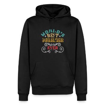 Meilleur Morfar du monde de tous les temps - Sweat à capuche Premium bio Homme - noir - Devant - Nico (187cm)