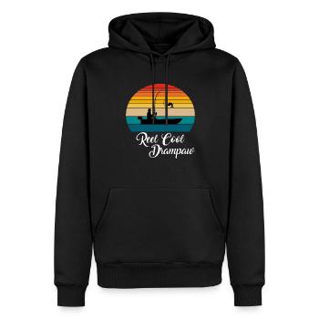 Reel Cool Drampaw Fishing Gifts - Männer Premium Bio Hoodie - Schwarz - Vorne - Nico (187cm)