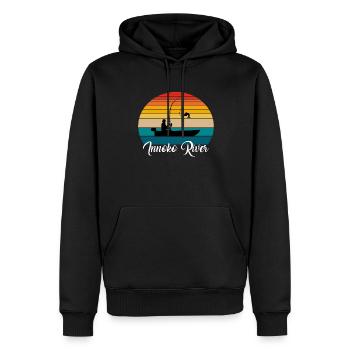 Innoko River Fishing Spot - Männer Premium Bio Hoodie - Schwarz - Vorne - Nico (187cm)