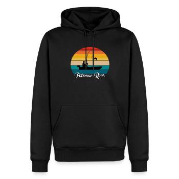 Potomac River Fishing Spot - Männer Premium Bio Hoodie - Schwarz - Vorne - Nico (187cm)