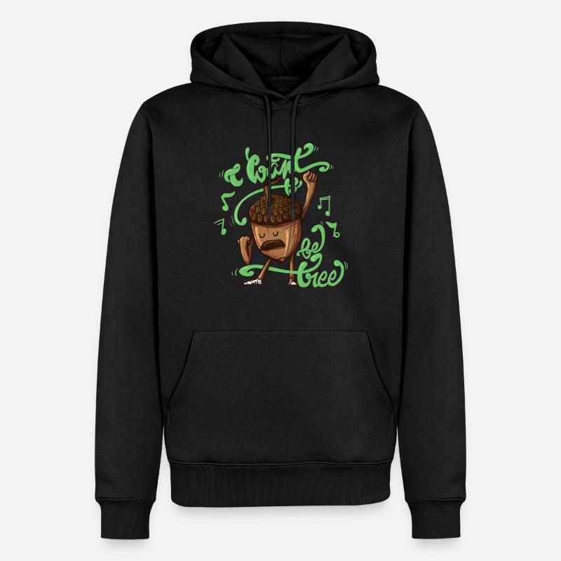 To be tree - Sweat à capuche Premium bio Homme - noir