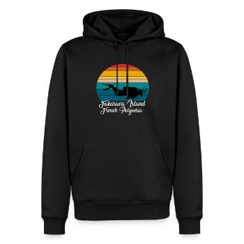 Fakarava Island French Polynesia Diving - Männer Premium Bio Hoodie - Schwarz - Vorne - Nico (187cm)