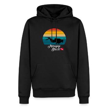 Maragogi Brazil Diving - Männer Premium Bio Hoodie - Schwarz - Vorne - Nico (187cm)