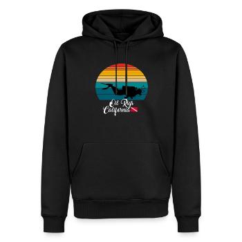 Oil Rigs California Diving - Männer Premium Bio Hoodie - Schwarz - Vorne - Nico (187cm)