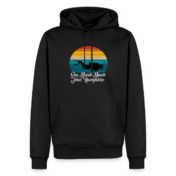 Sea Brook Beach New Hampshire Diving - Männer Premium Bio Hoodie - Schwarz - Vorne - Nico (187cm)