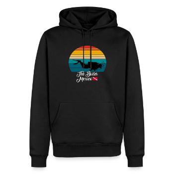 La Chaudière Mexique Plongée - Sweat à capuche Premium bio Homme - noir - Devant - Nico (187cm)