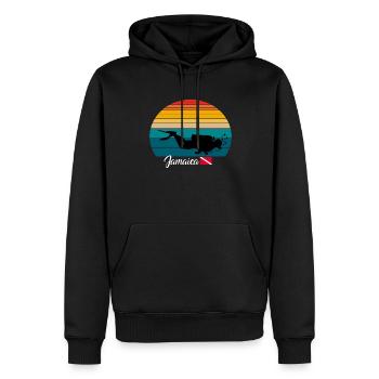 Jamaica Scuba Diving Gift - Männer Premium Bio Hoodie - Schwarz - Vorne - Nico (187cm)
