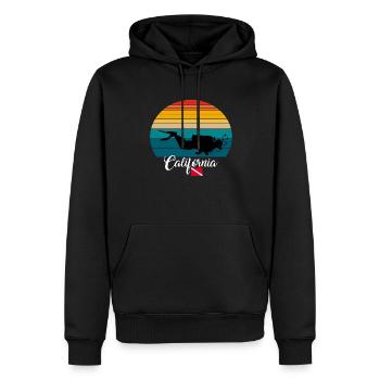 California Scuba Diving Gift - Männer Premium Bio Hoodie - Schwarz - Vorne - Nico (187cm)