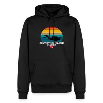 Keywaydin Island US Island Diving - Männer Premium Bio Hoodie - Schwarz - Vorne - Nico (187cm)
