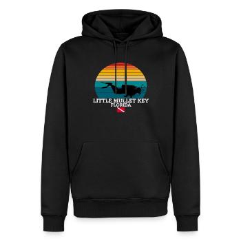 Little Mullet Key US Island Diving - Männer Premium Bio Hoodie - Schwarz - Vorne - Nico (187cm)