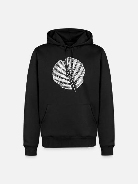 Leaf alder - Men’s Premium Organic Hoodie - black