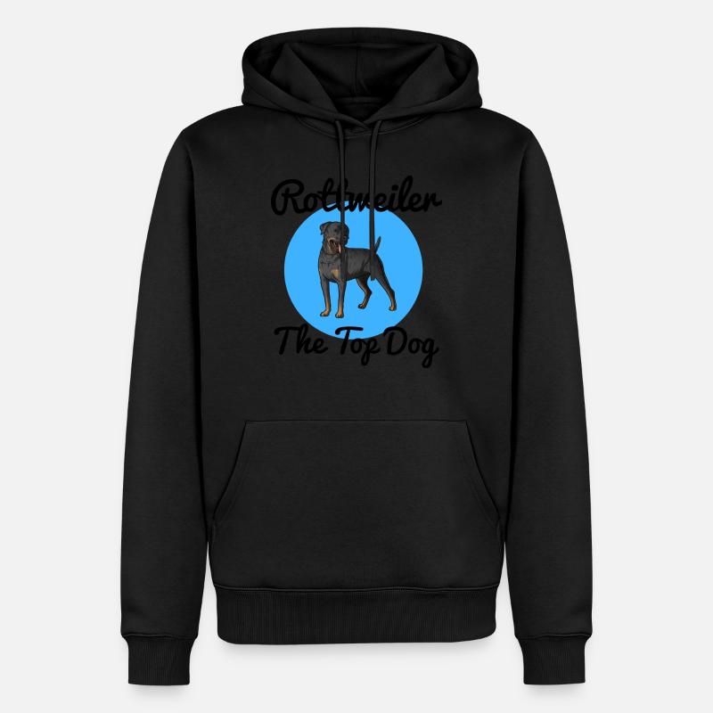 Rottweiler Le Top Dog - Sweat à capuche Premium bio Homme - noir